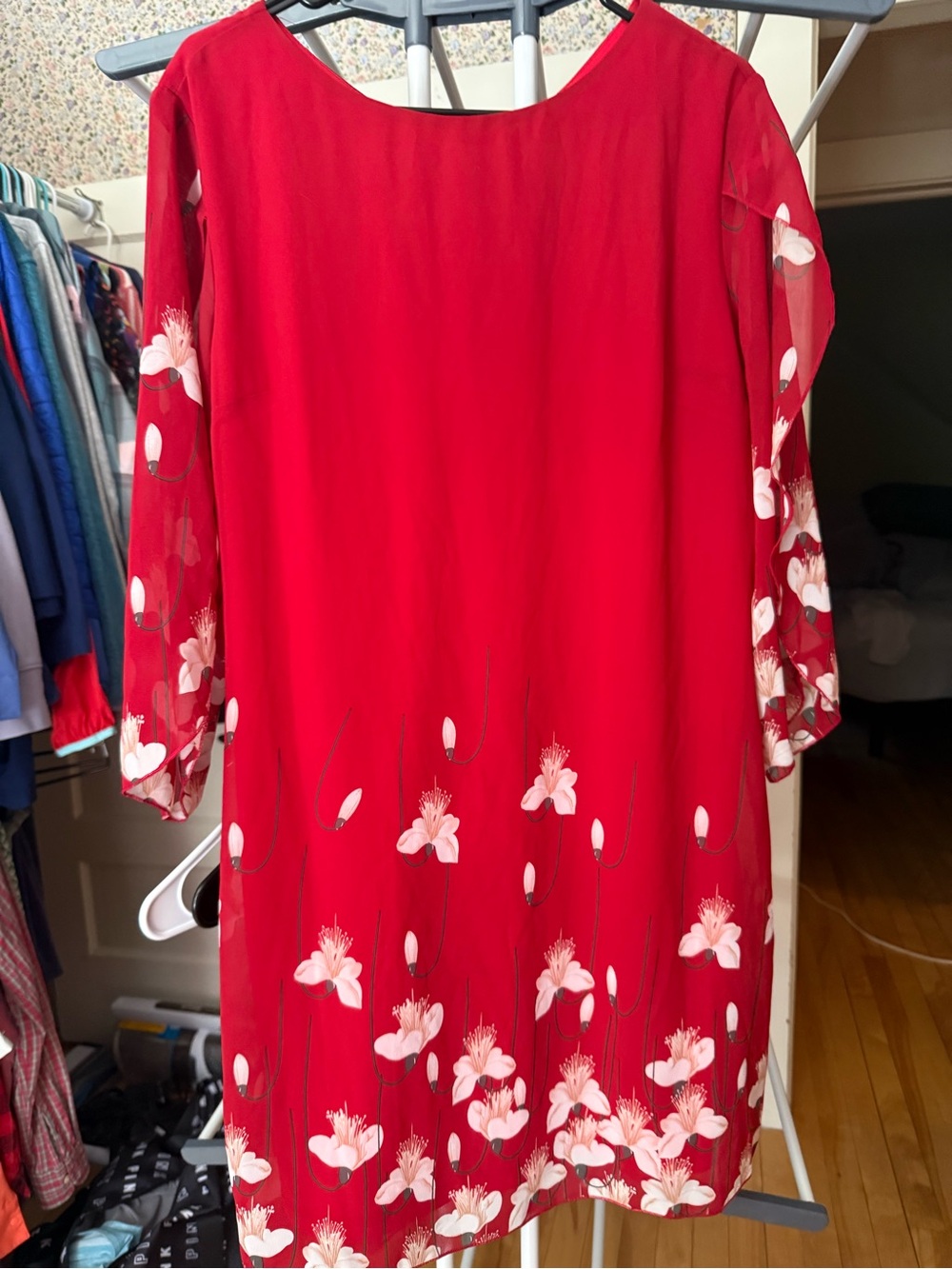 Grace Karin Bright Red Women's Dress